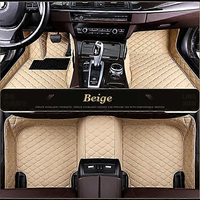 Custom Car Floor Mats for Nissan X-Trail 2008 2009 2010 2011 2012 Waterproof and wear-resistant leather carpet