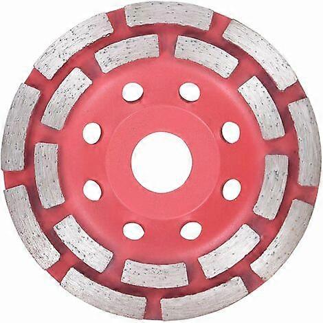 Diamond Grinding Disc with Double Line Surface Preparation Blending Edges Shaping Smooth Masonry Surfaces 115mm