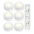 LED Spotlight Set - 6 Stylish Strips 2 Practical Remote Control Cones