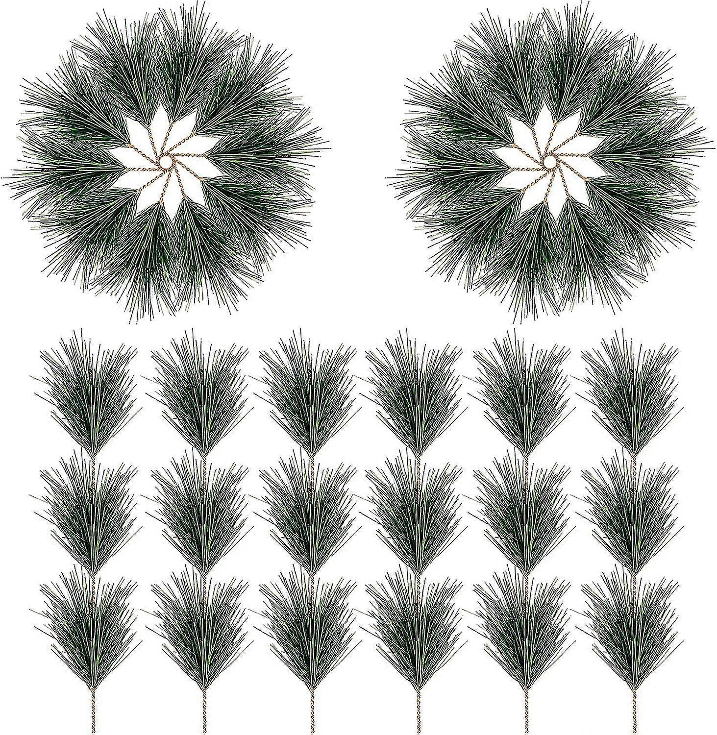 60 Pcs Artificial Green Pine Needles