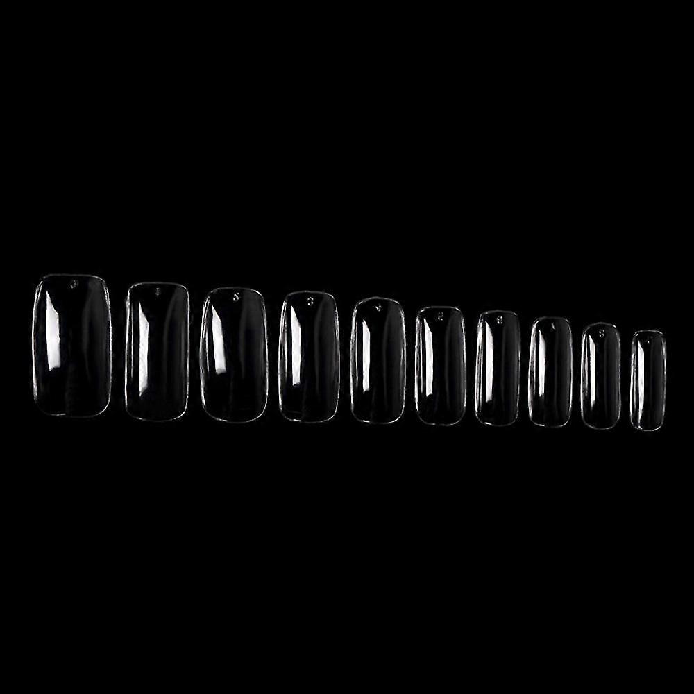 Tips Square,100pcs Press On Clear Fake Tips With Box