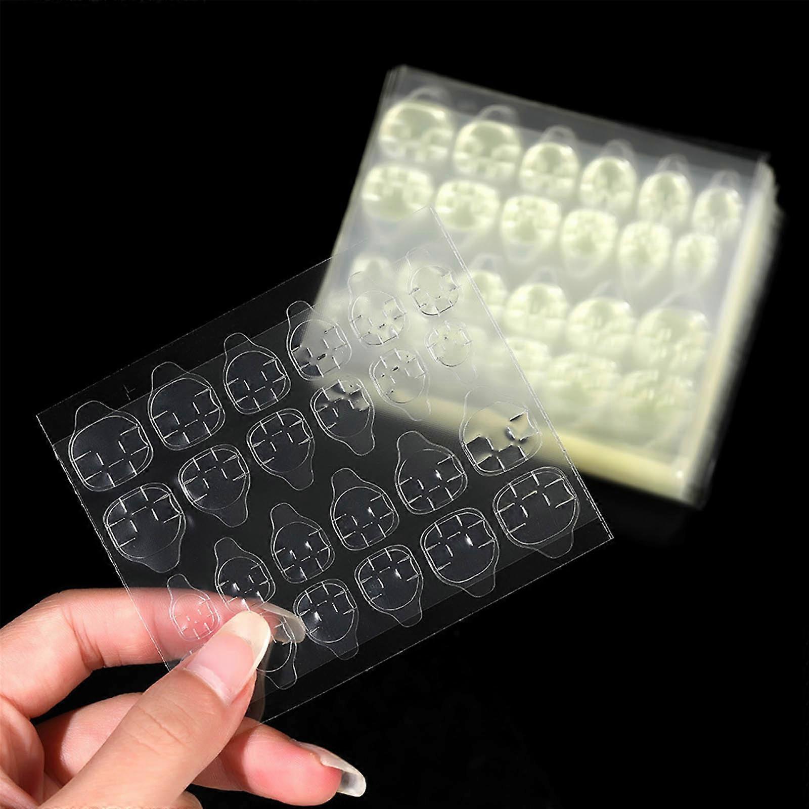 Double Sided Adhesive Nail Stickers Removable Tape Tips Glue Replacement Tabs