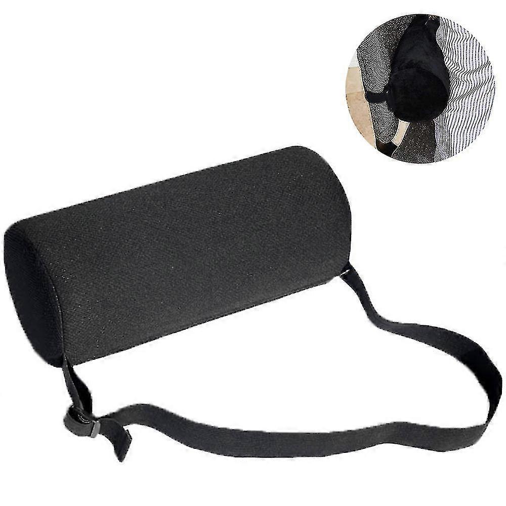 1pcsオフィスチェア&カーシートカーピロー用ランバーロールサポート-MXBC