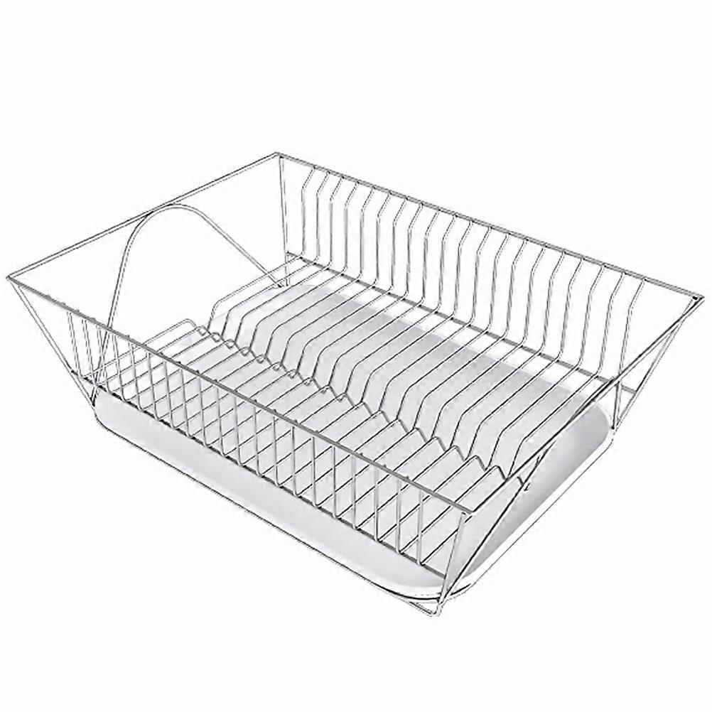 Stainless Steel Storage Rack Desk Type Tableware Draining Rack Storage Holder