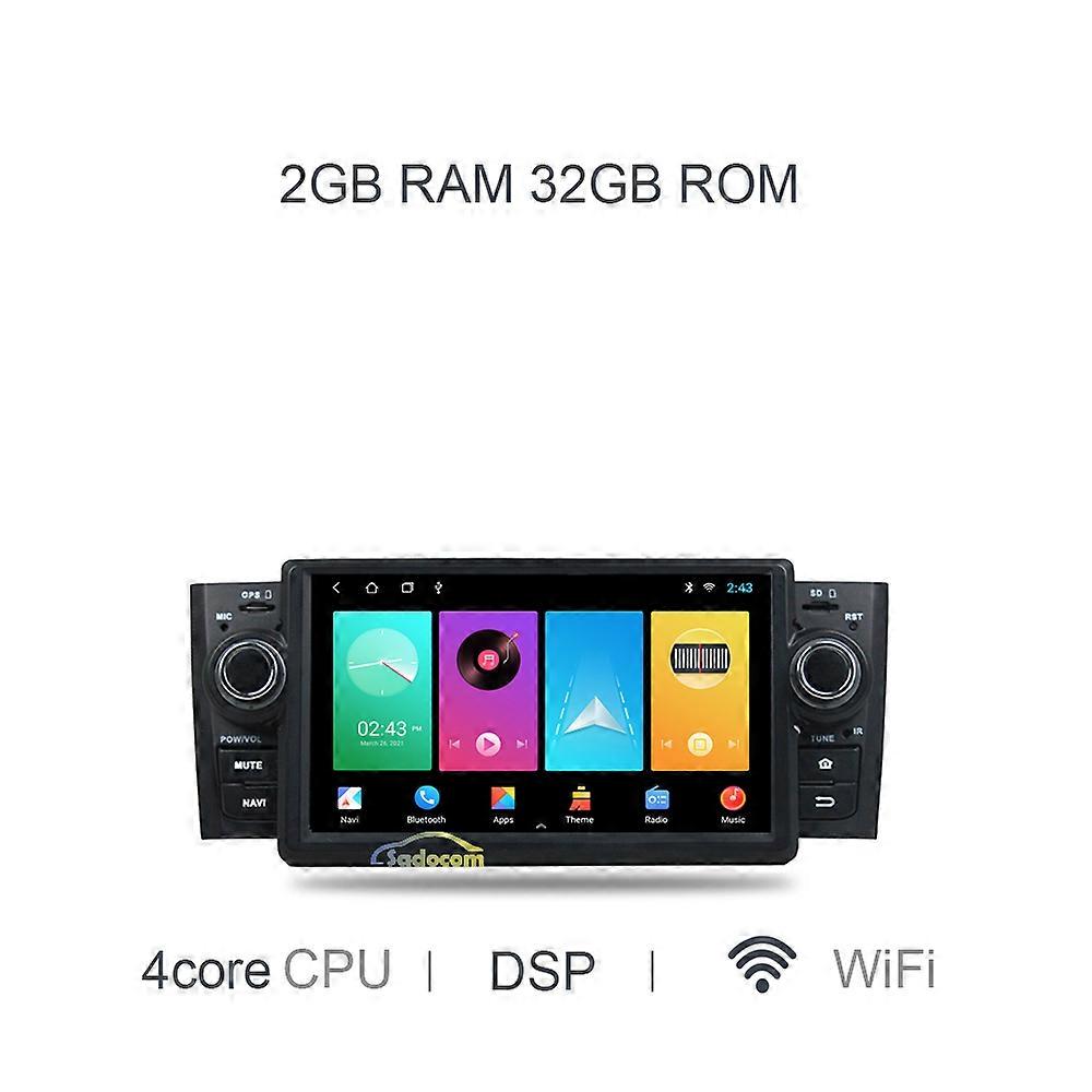Carplay 4G+Wif DSP Car Radio Multimedia Player For Fiat Grande Punto Linea 2007-2012 Navigation GPS Radio 128Gb Auto Stereo 2din