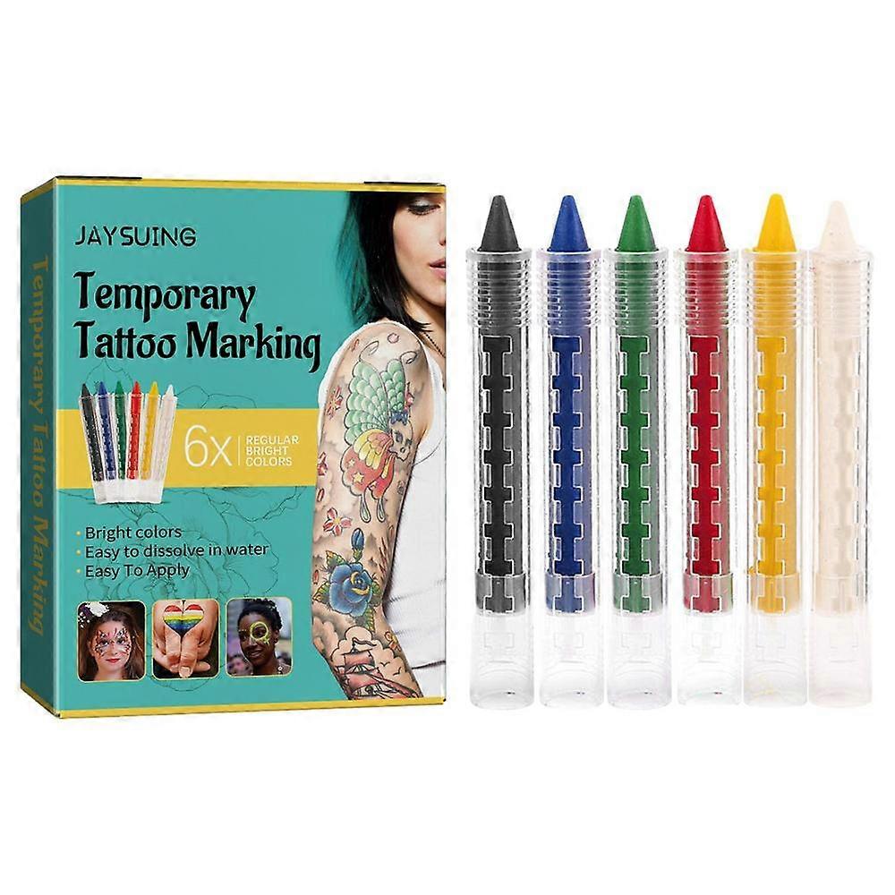 Geçici Dövme Kalemi Su Geçirmez Geçici Dövme Kalemleri Çeşitli Renkler Dövme İşaretçileri Erkekler için Kız Dövme Çocuk Oyuncakları Ve Çocuklar