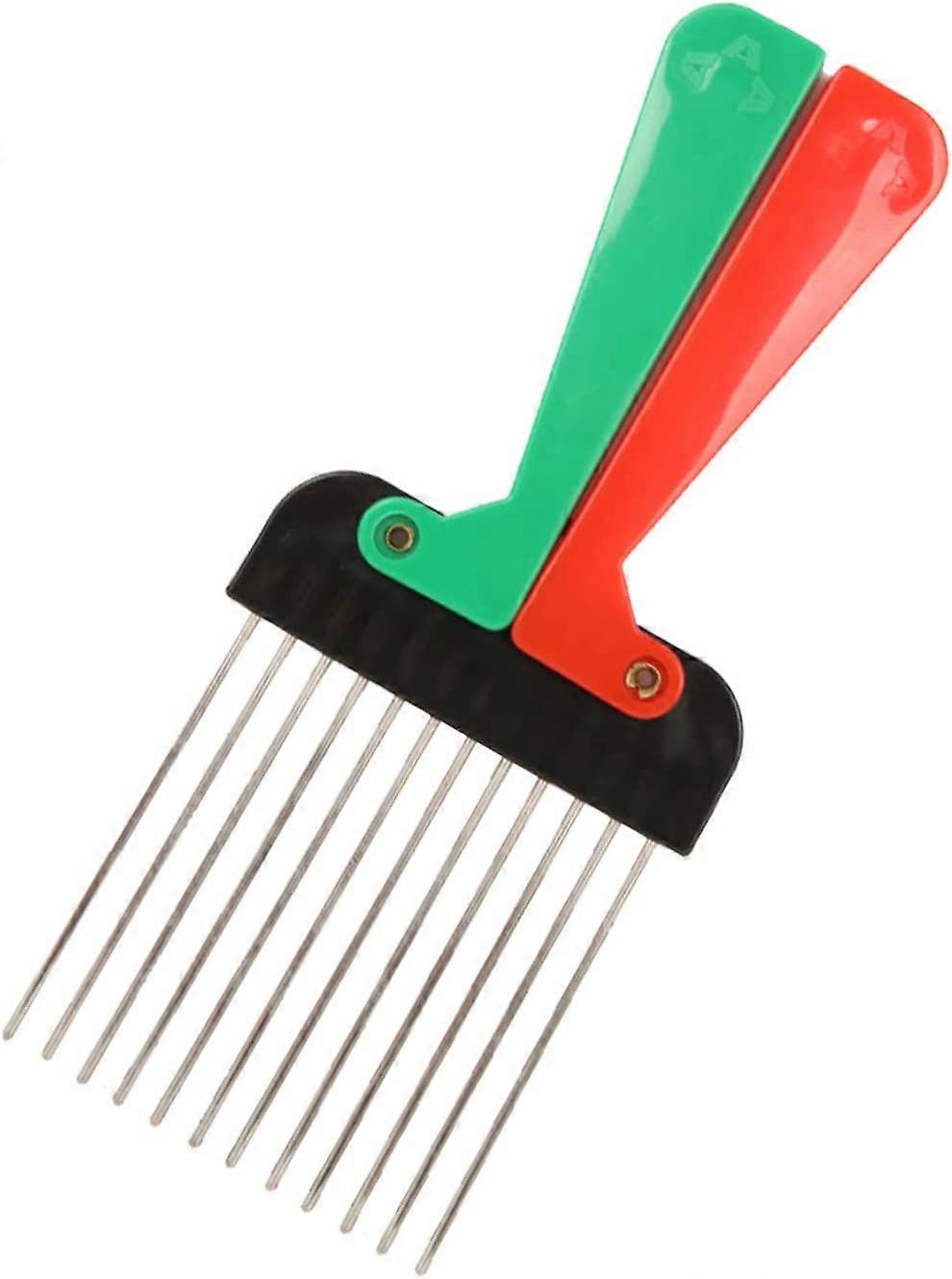 Pente de extensão de dentes largos para cabelos naturalmente cacheados