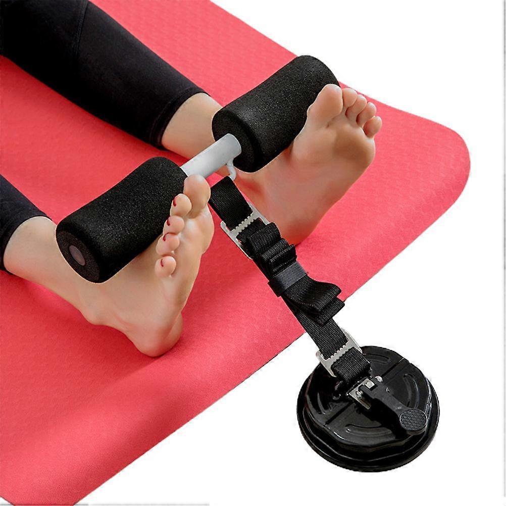 2024Hamstring Curl Strap with Suction Cup Portable Adjustable Sit Up Exercise Training Assistant Abdominal Trainer for Home Workout Work Travel