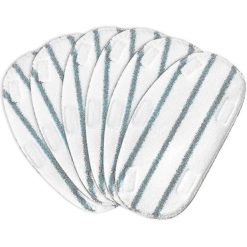 6 Pack Microfibre Replacement Steam Mop Cloth Pads