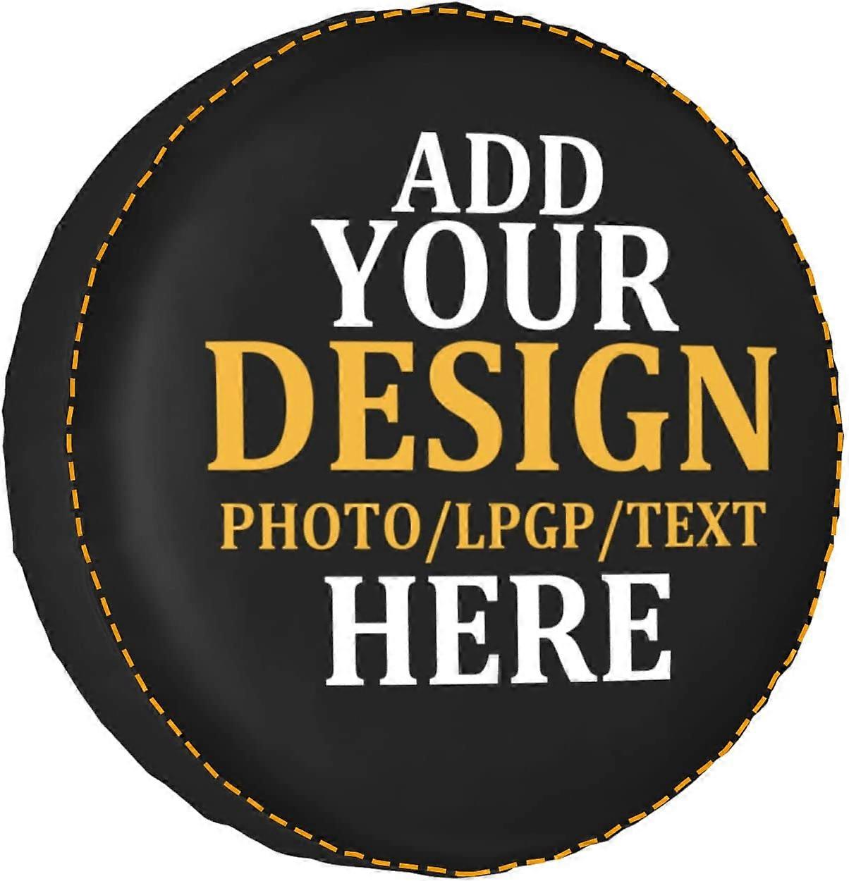 Custom spare tire cover, Add your own personalized waterproof universal wheel tire protector with picture text fit for