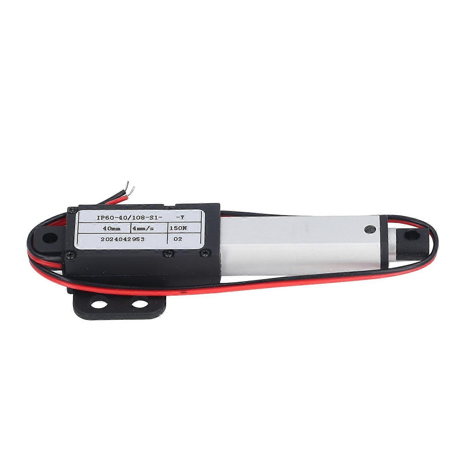 Electric Linear Actuator 40mm Stroke 150N 4mm/s Linear Motion Actuator for Sofa Robot TV Table Windo