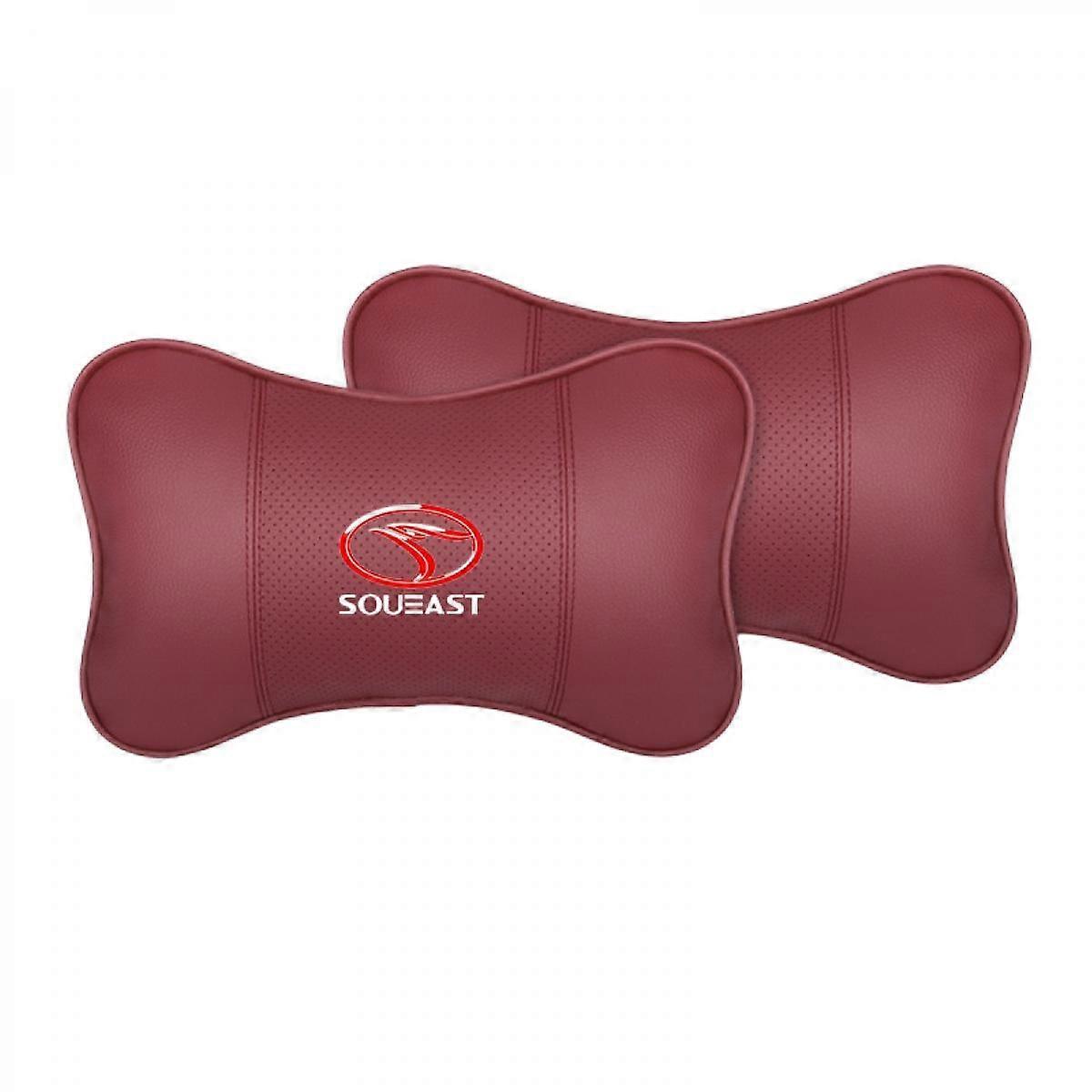 Southeast DX3/DX5/DX7/9 A5 Wing Dance V3 Car Neck Pillow with Leather,Soft Pillow for Relieving Stiffness