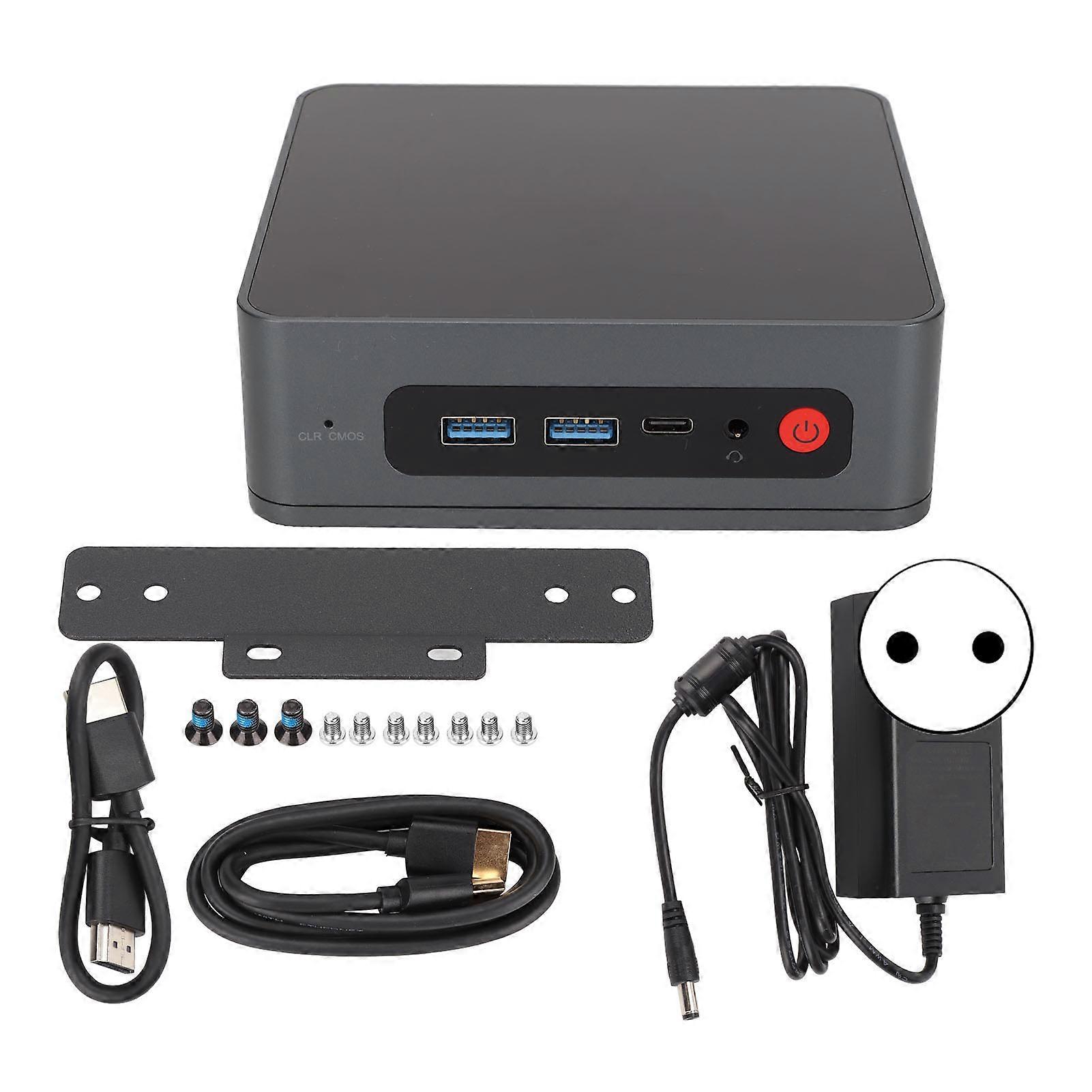 Mini PC Processor N5095 CPU 4K UHD Graphics Card Bluetooth 4.0 WiFi5 Mini PC 16GB 512GB 100‑240V for Windows 10