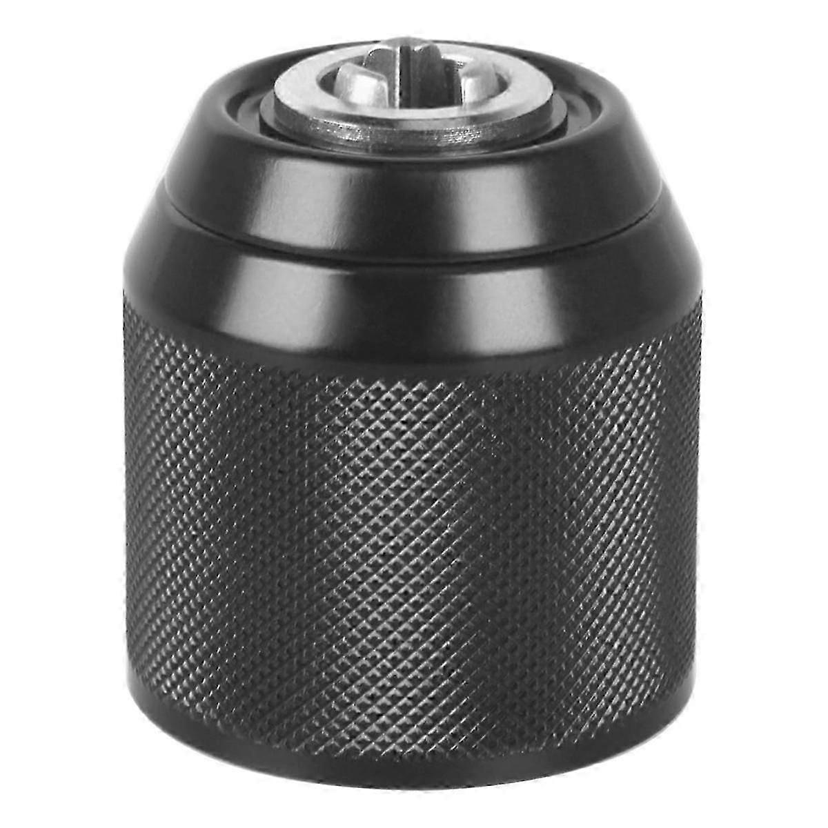 Drill Chuck Drill Press Adapter, 2-13mm Replacement Keyless Chuck, 1/2-20unf Thread Spindle For Hand Drill Impact Driver