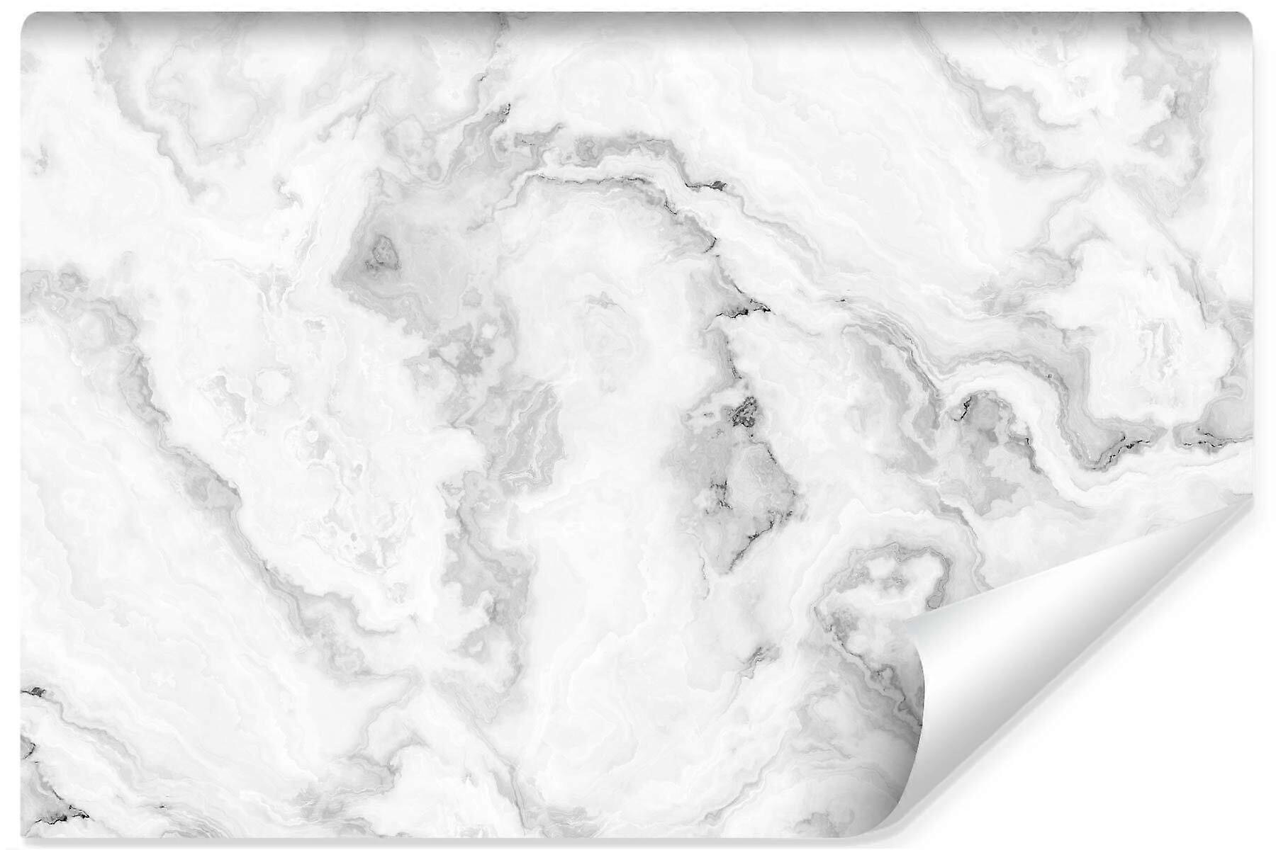 Mural de parede do quarto Cinza Mármore Glamour Abstract Stone