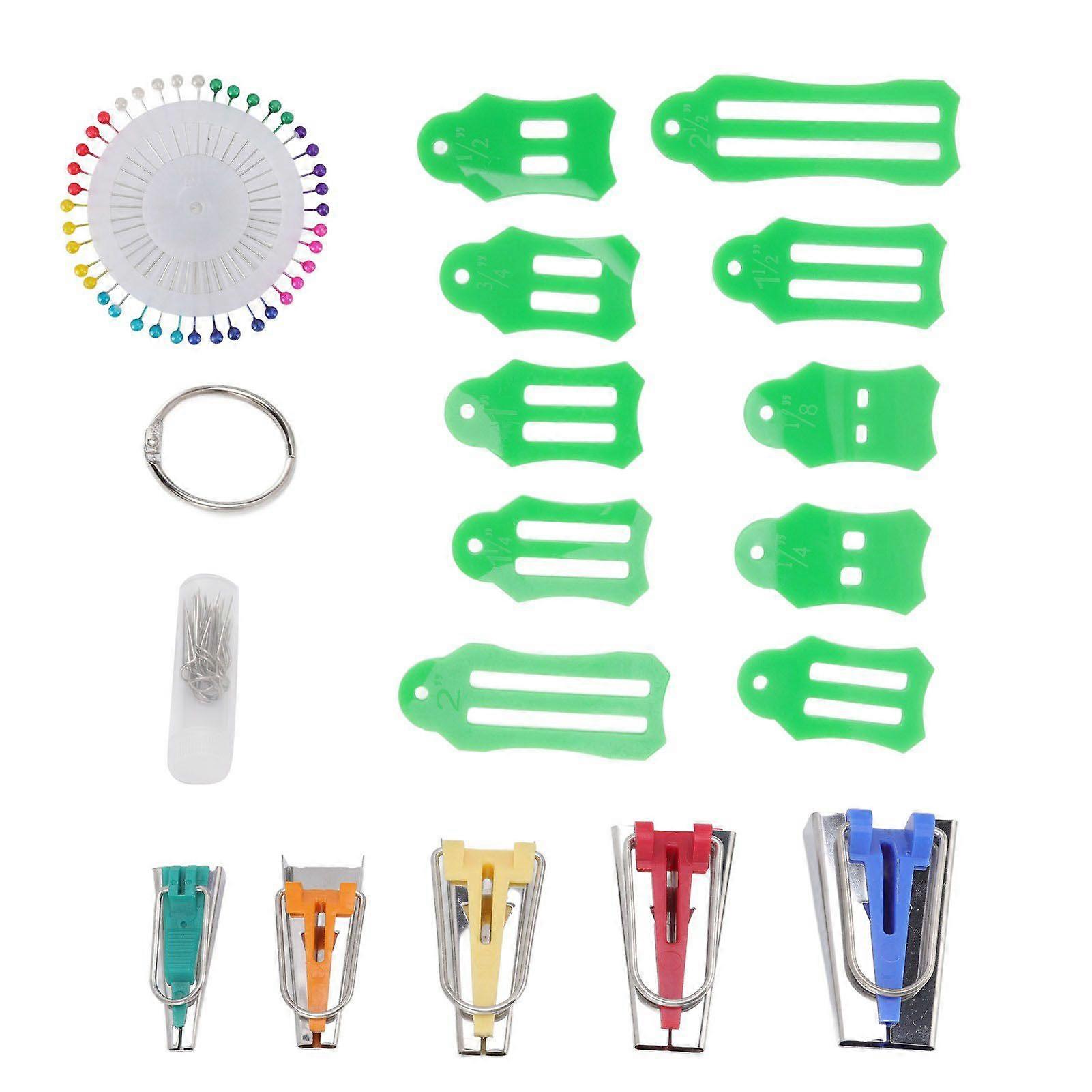 Roll Sasher Tool Set Household Sewing Quilting Bias Binding Maker Tool DIY Patching Work Supplies