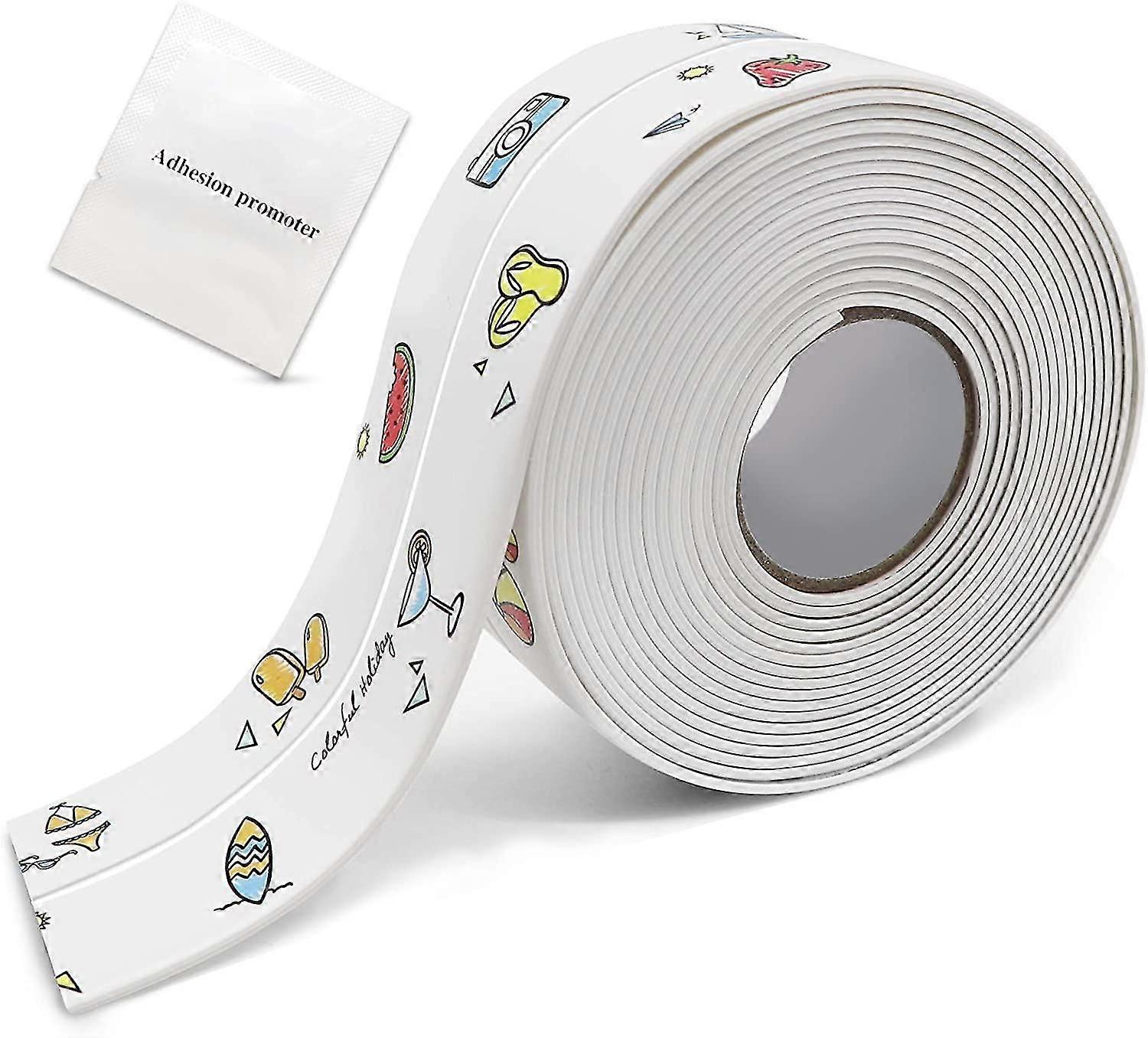 Caulk Strip, Pvc Self Adhesive Waterproof Caulking Sealing Tape, Caulk Tape Strip For Bathtub, Kitchen Countertop, Sink, Bathroom, Toilet And Floor Wa