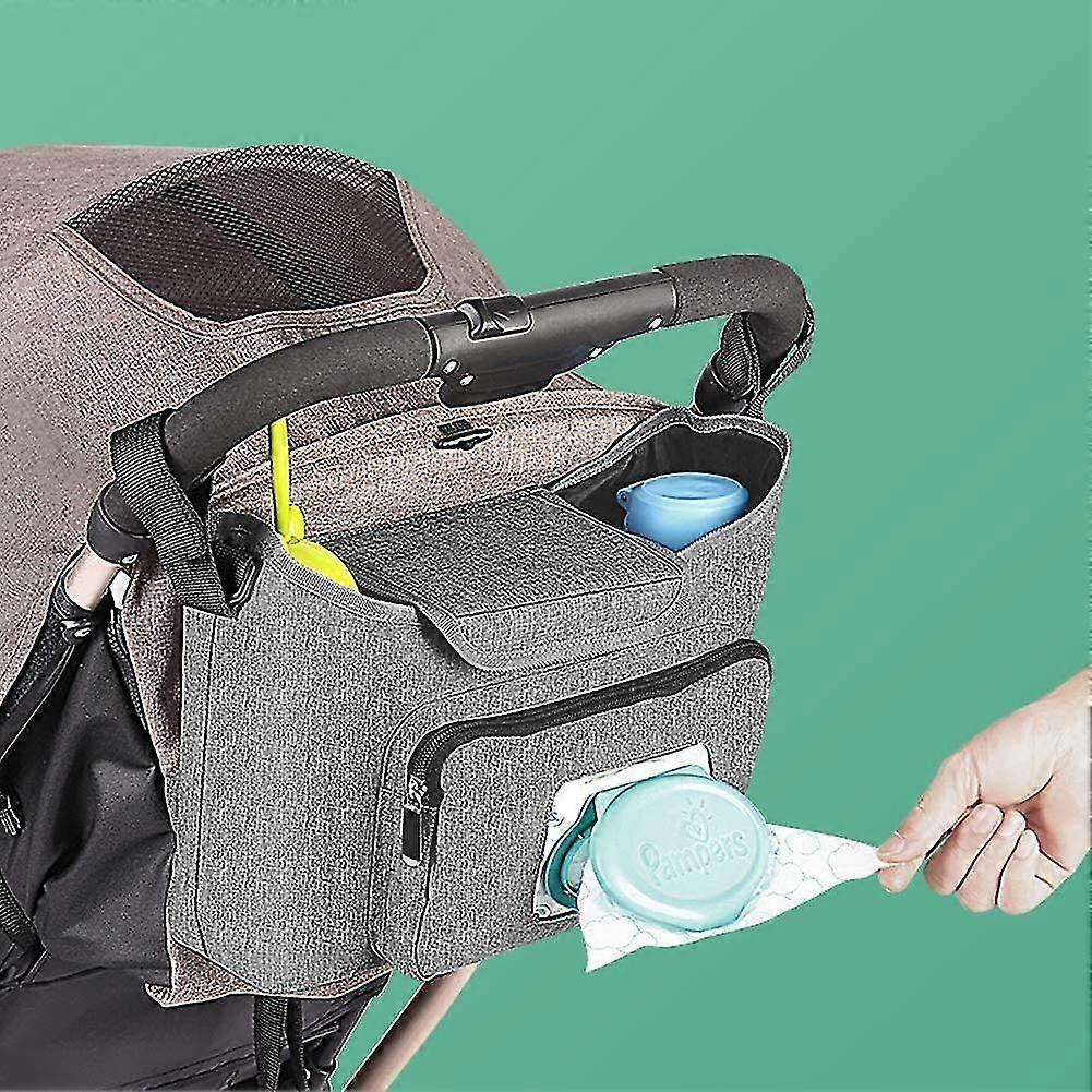 Baby Stroller Organizer - Stroller Accessories Bag Large Space