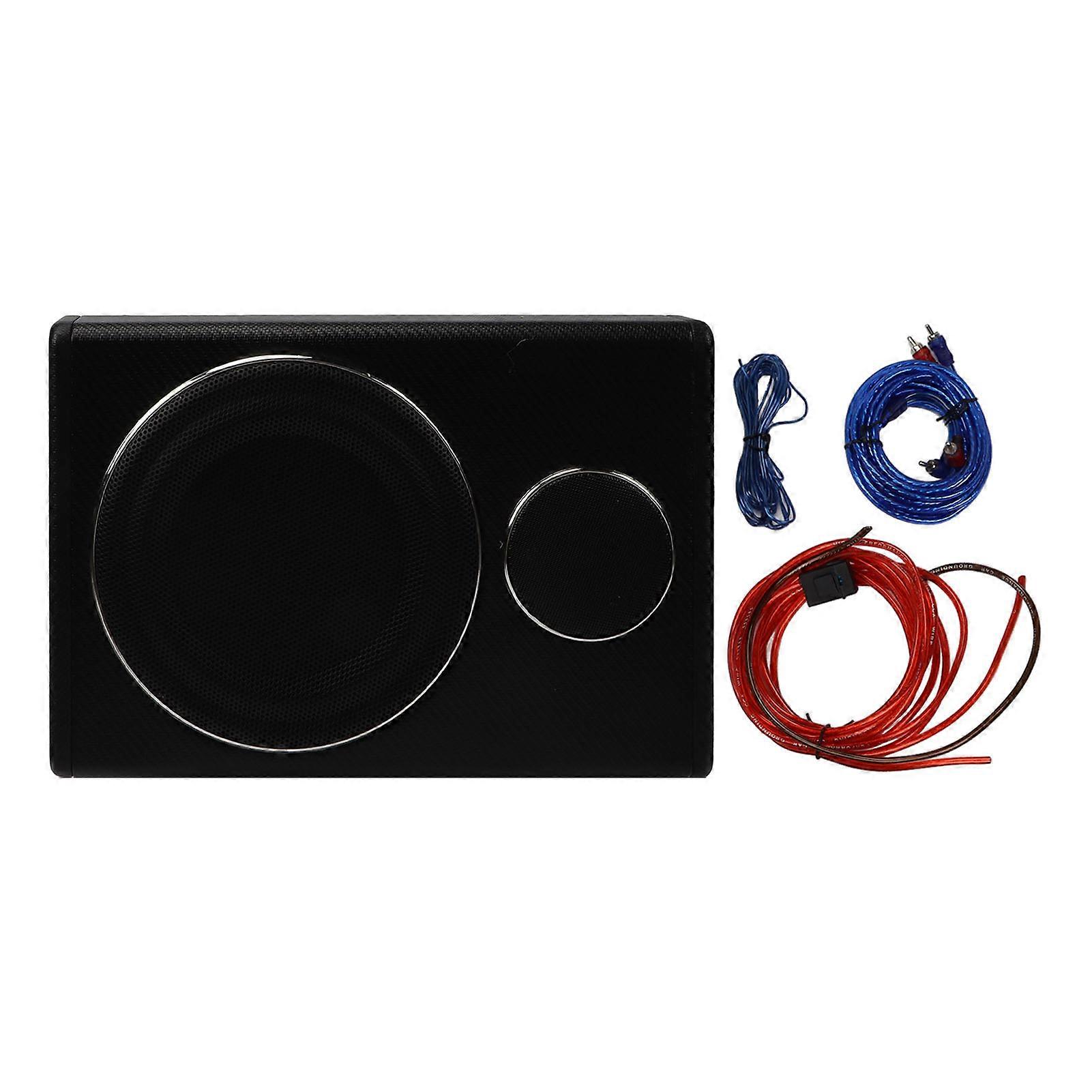 Car Subwoofer Amp 8in Compact Ultra Thin for Seat with Bluetooth Active Heavy 800W