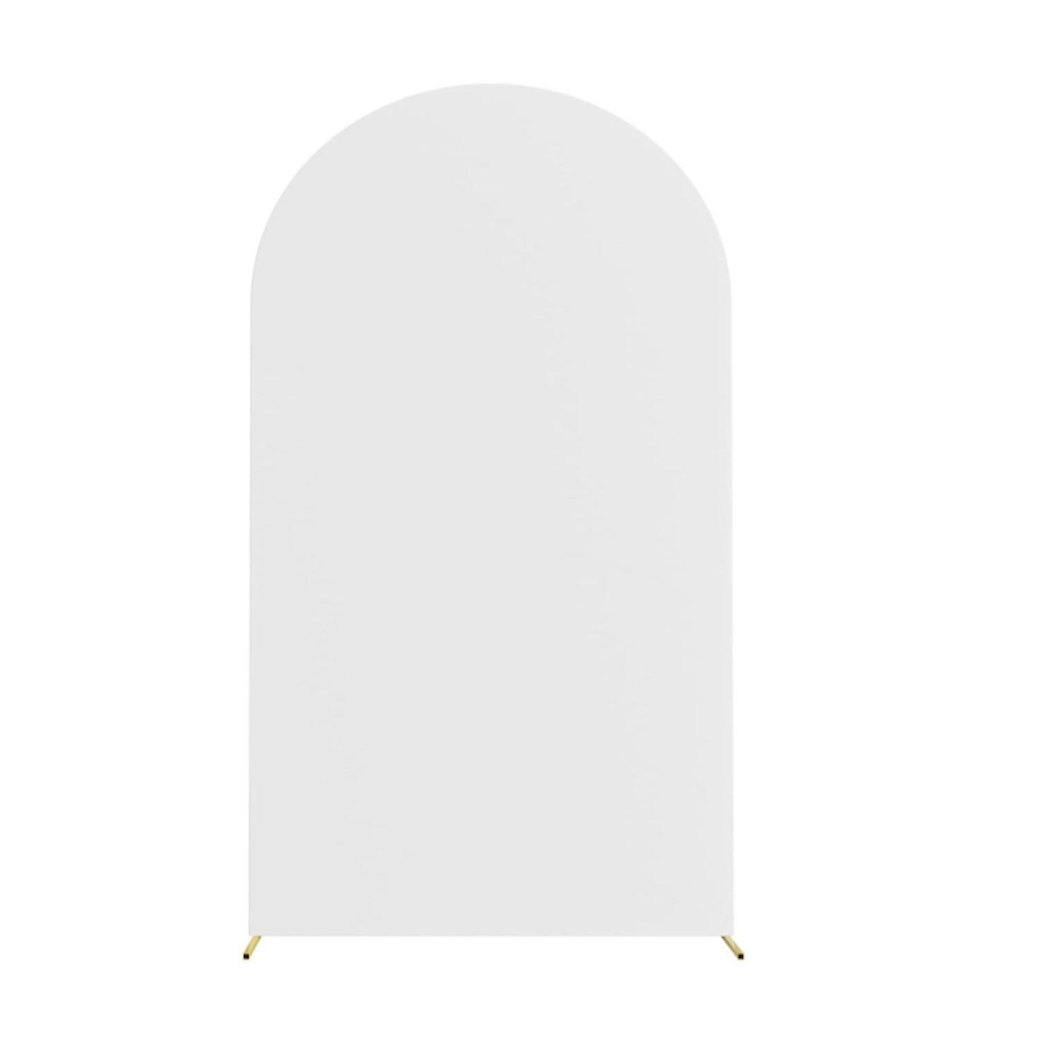 Arch Stand Cover U Shaped Round Top Backdrop Panel Elastic Cover for Wedding Birthday Party Decorati