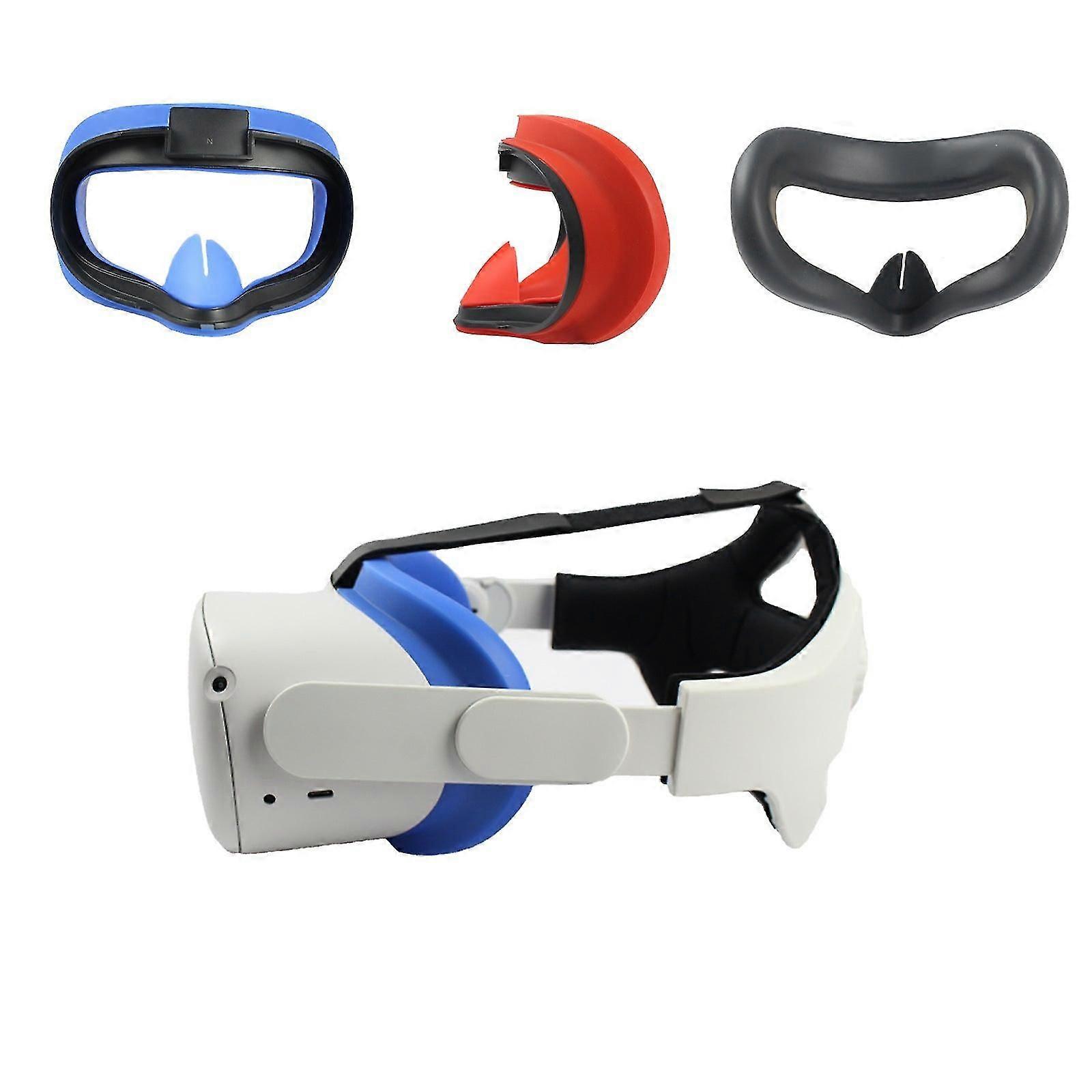 For Oculus Quest 2 Sweat-proof Silicone Eye Mask Soft Shading