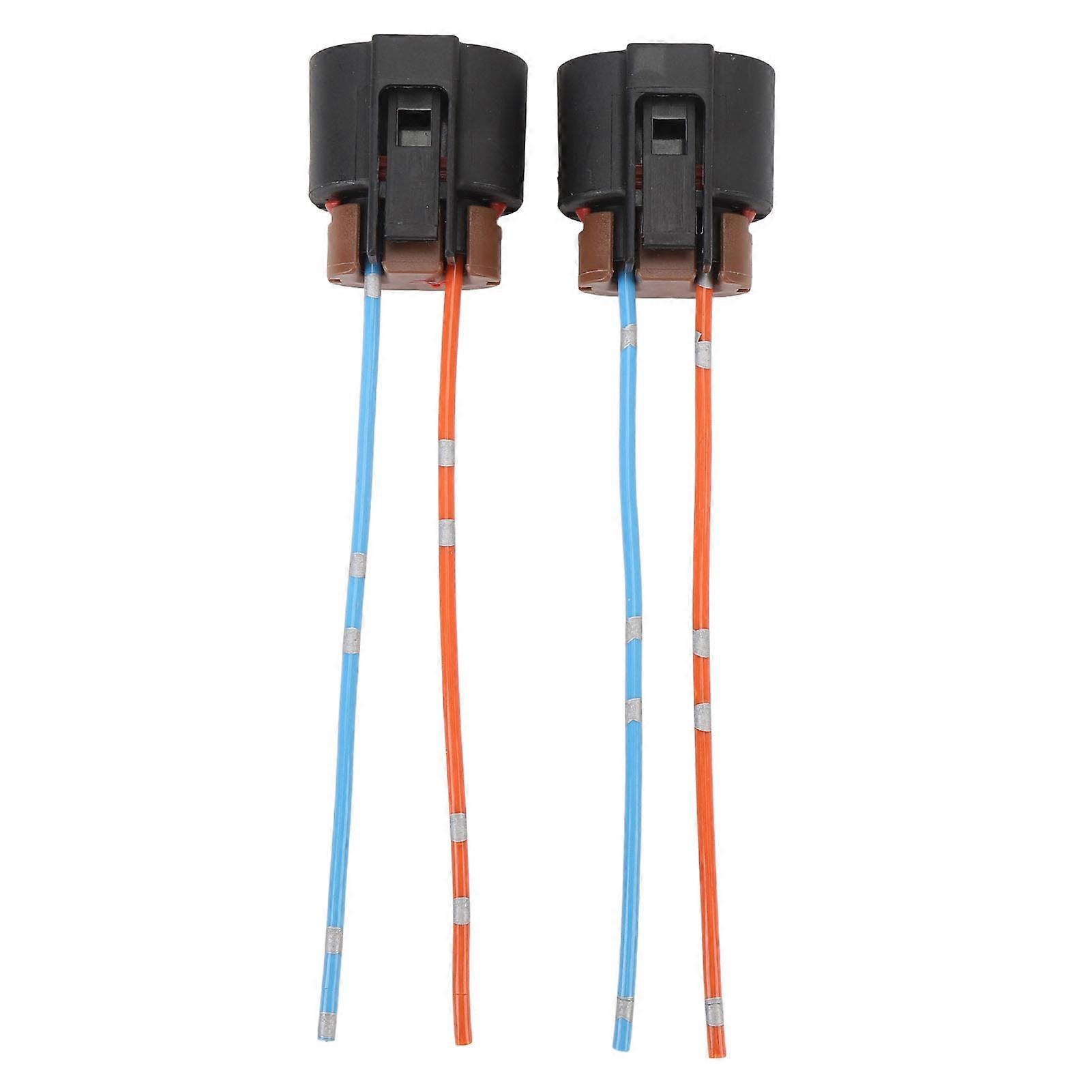 2Pcs Headlight Bulb Socket Wiring Adapter 90980 11659 Stable Connection for RX300 RX400H RX450H SC430