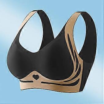 Women's Lifting and Side Breast Light Luxury Bra Skin-friendly Breathable Comfortable Seamless Gathering No Steel Ring Underwear