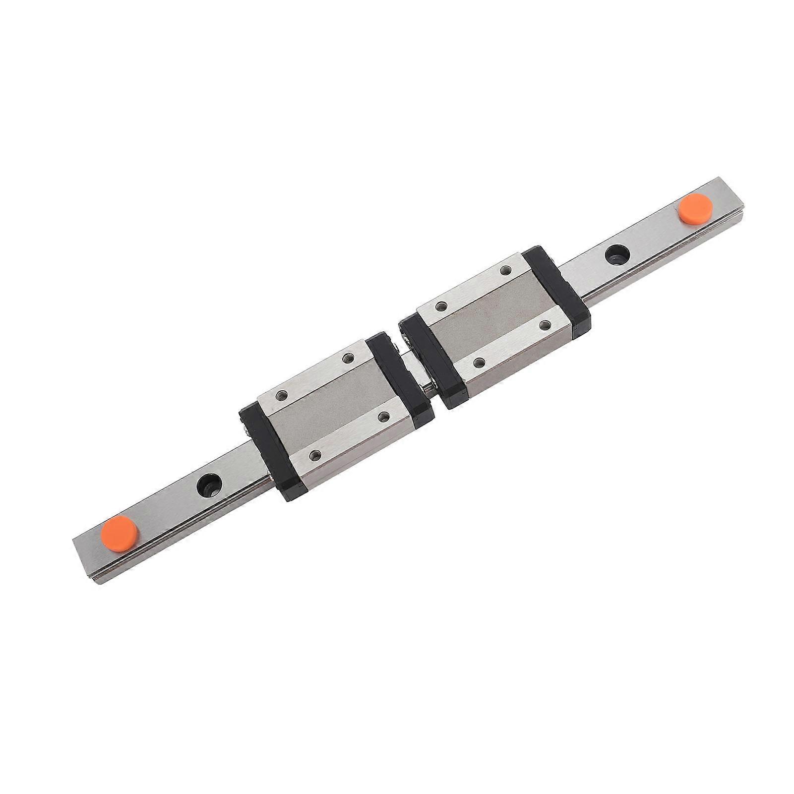 200mm Linear Guide Rail with 2pcs MGN12H Slide Blocks Bearing Steel Linear Guide for 3D Printer CNC Tool