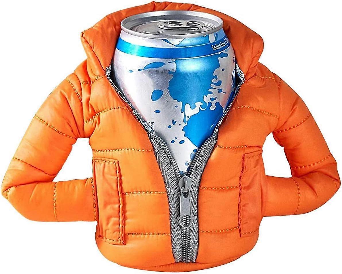 Mini Beer Jacket - Insulated 12oz Can and Bottle Beverage Sleeve for Cold Drinks - Durable and Stylish Insulation Cover