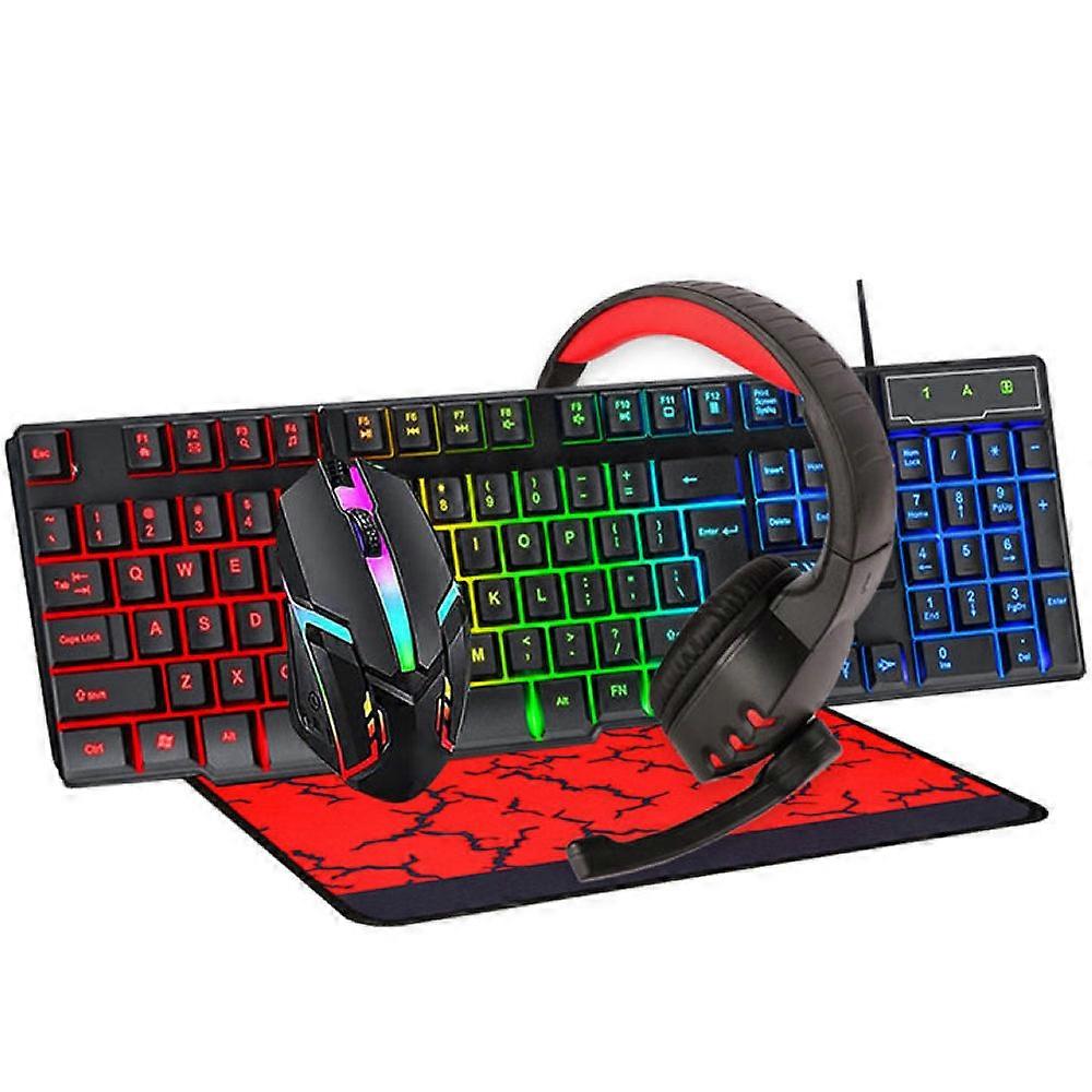 Mauspad Tastatur Headset Set