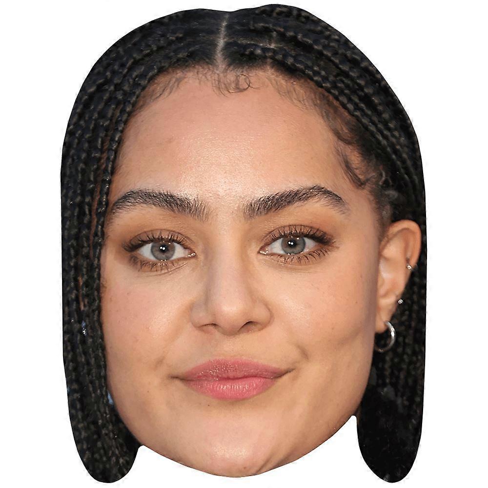 Izuka Hoyle (Smile) Celebrity Mask, Flat Card Face