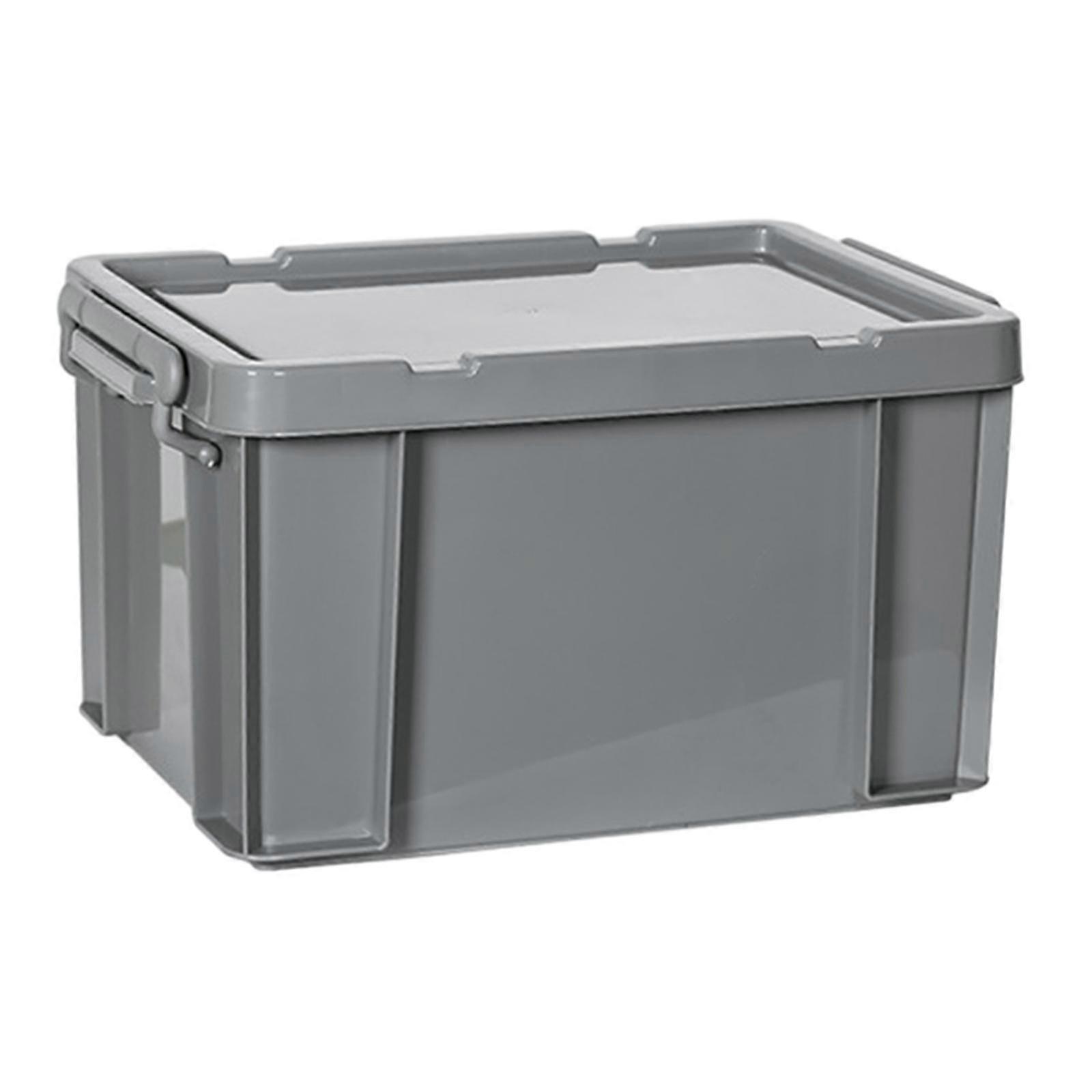 PP Storage Box, Stackable Camping Storage Container with Lids and Latching