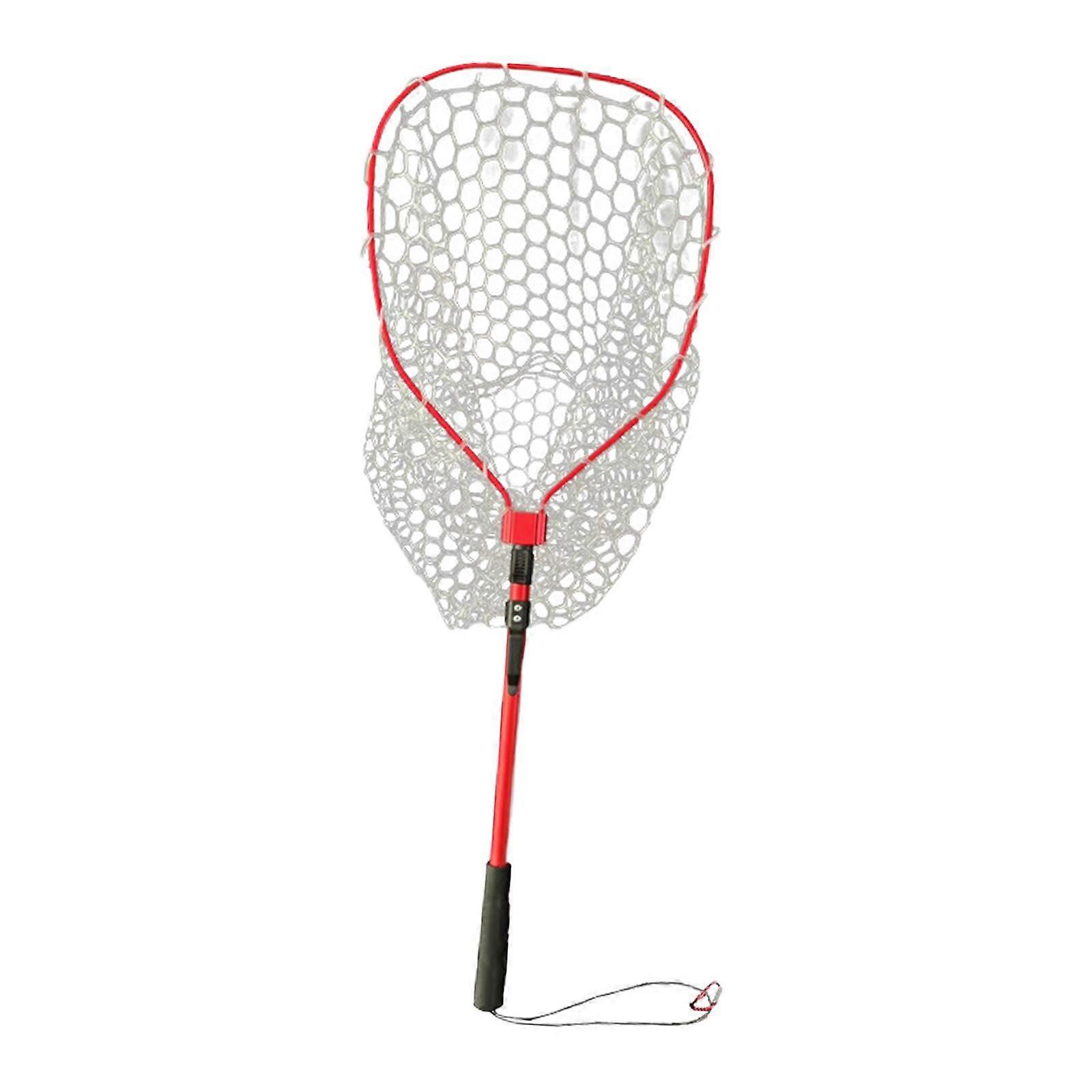 Fishing Mesh Net Fishing Net Fishing Tool Non Slip Grip Hand Net Folding Landing