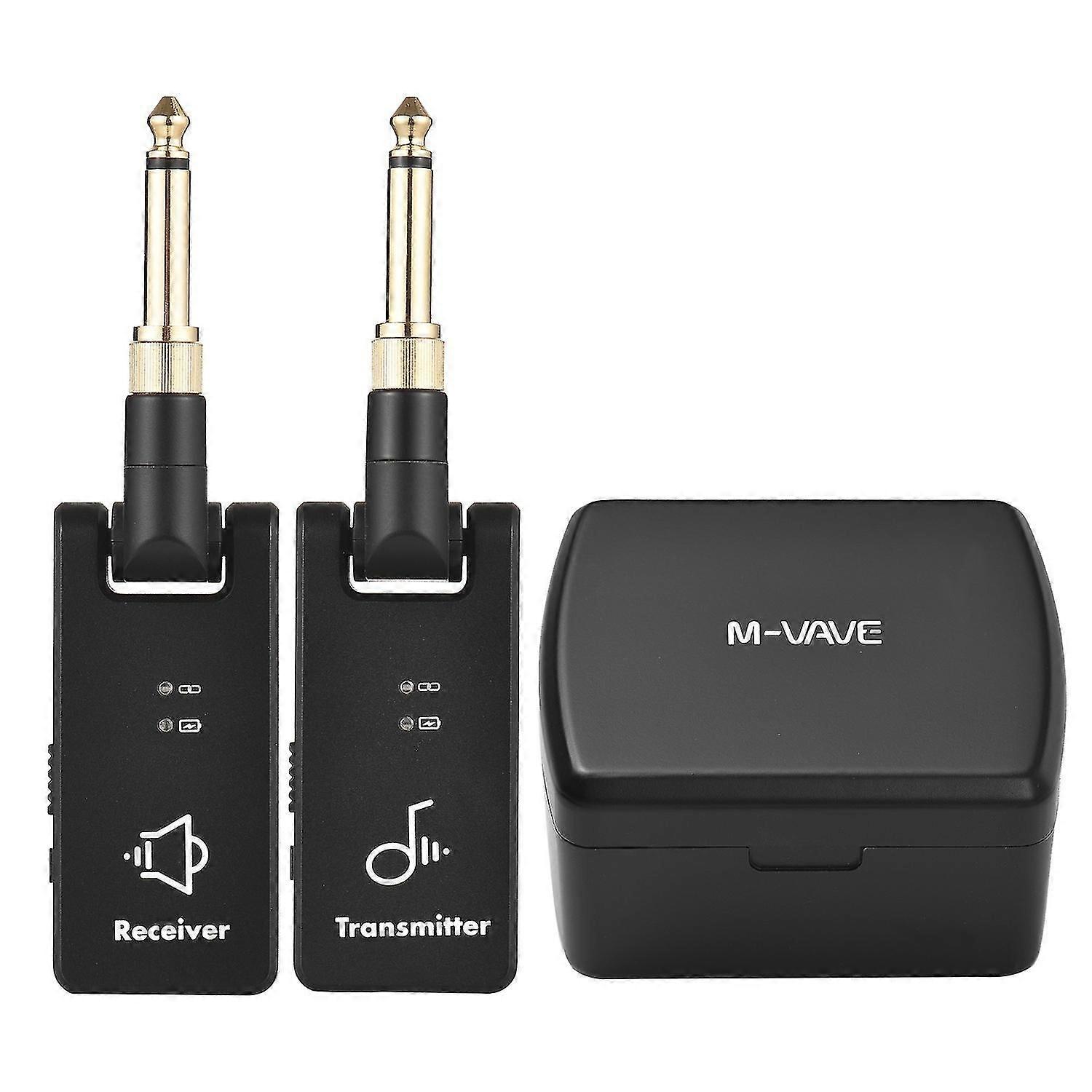 M-VAVE WP-8 Wireless Transmission System Electric Guitar Receiver & Transmitter Built-in Battery wit