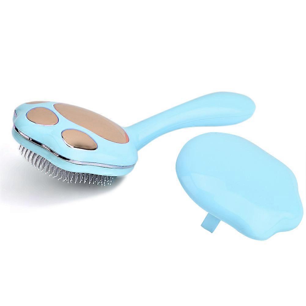 Pet Hair Comb Steel Pin Deshedding Tool for Dogs and Cats, Ergonomic Handle, Effective Grooming, Large Size