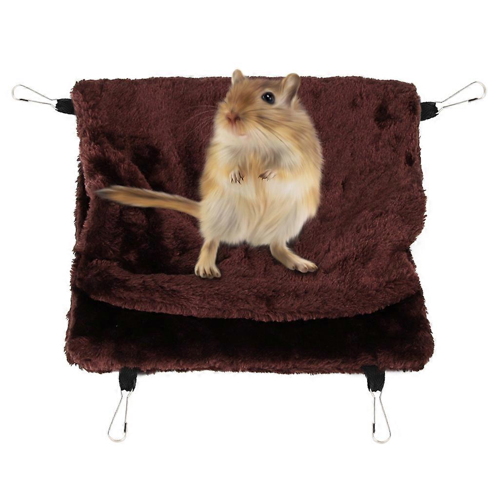 Flannelette Hamster Hammock Hanging Bed Nest Sleeping Bag for Small Pets and Squirrels - Soft Durable Fabric