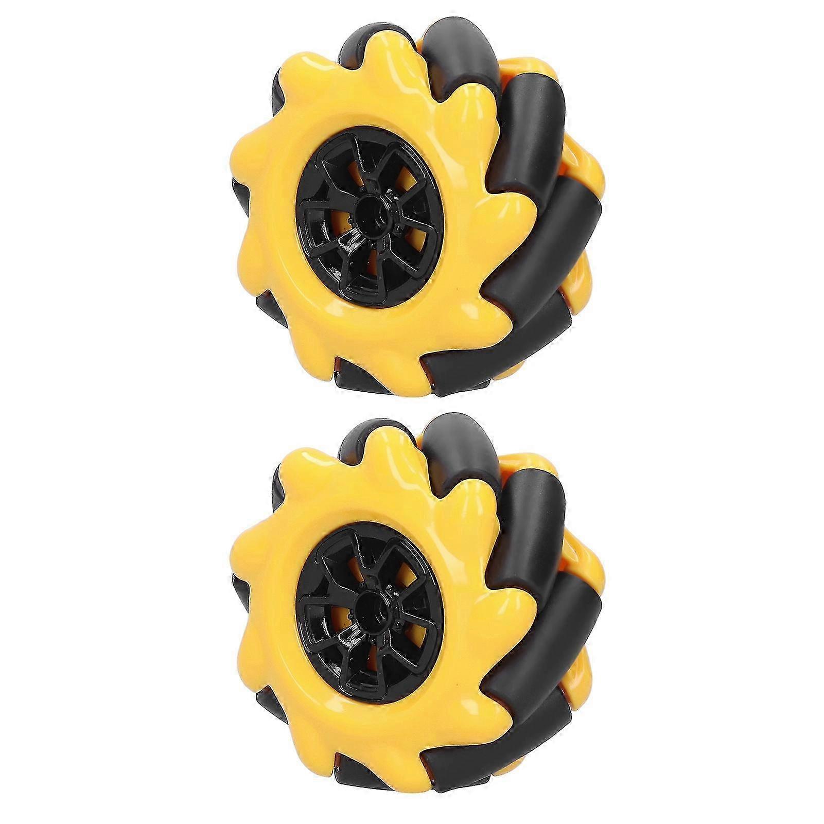 Mecanum Wheel OmniDirectional Smart Robot Car Parts Accessories DIY Toy Components 60mm(1 Pair )