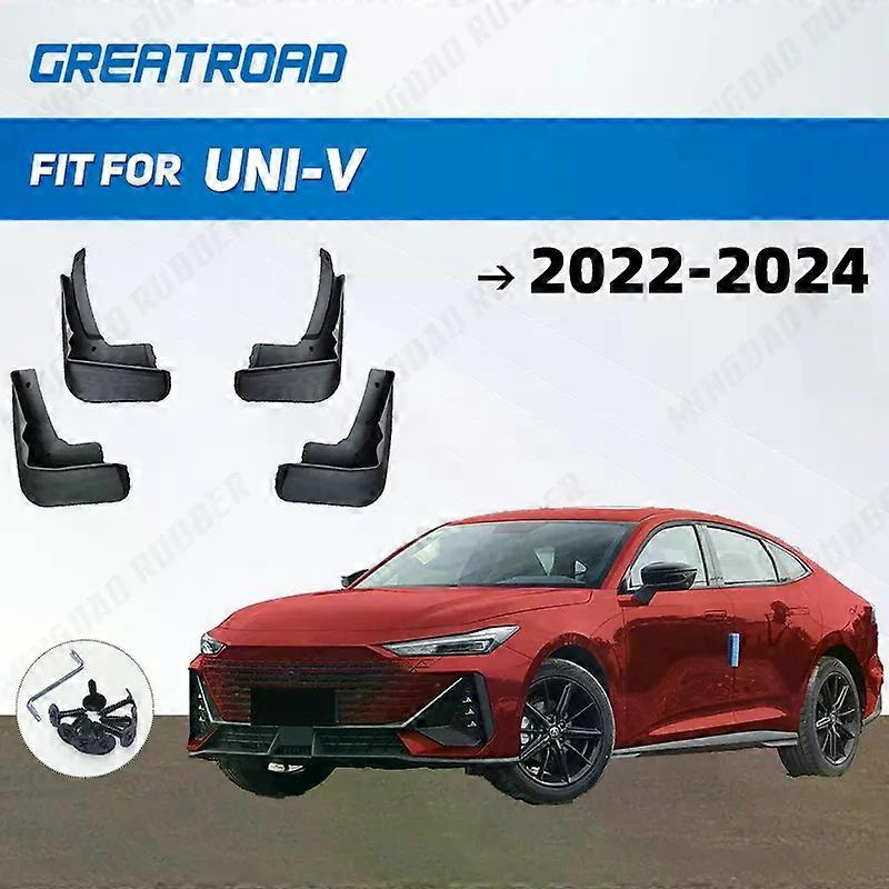 For UNI-V 2022 2023 2024 Mudflaps Splash Guards Mudguards Mud Flaps Fender car Accessories