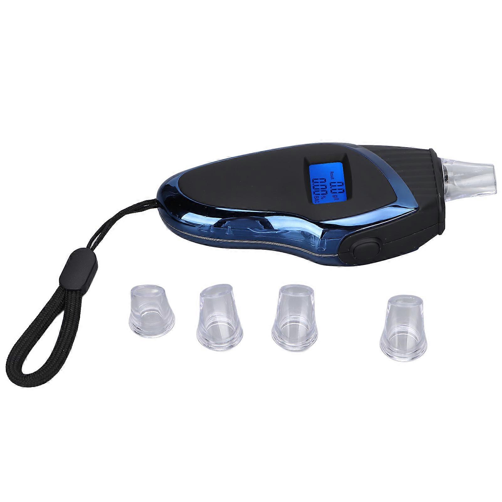 Breathalyzer Tester, Portable Alcohol Detector, Lcd Display