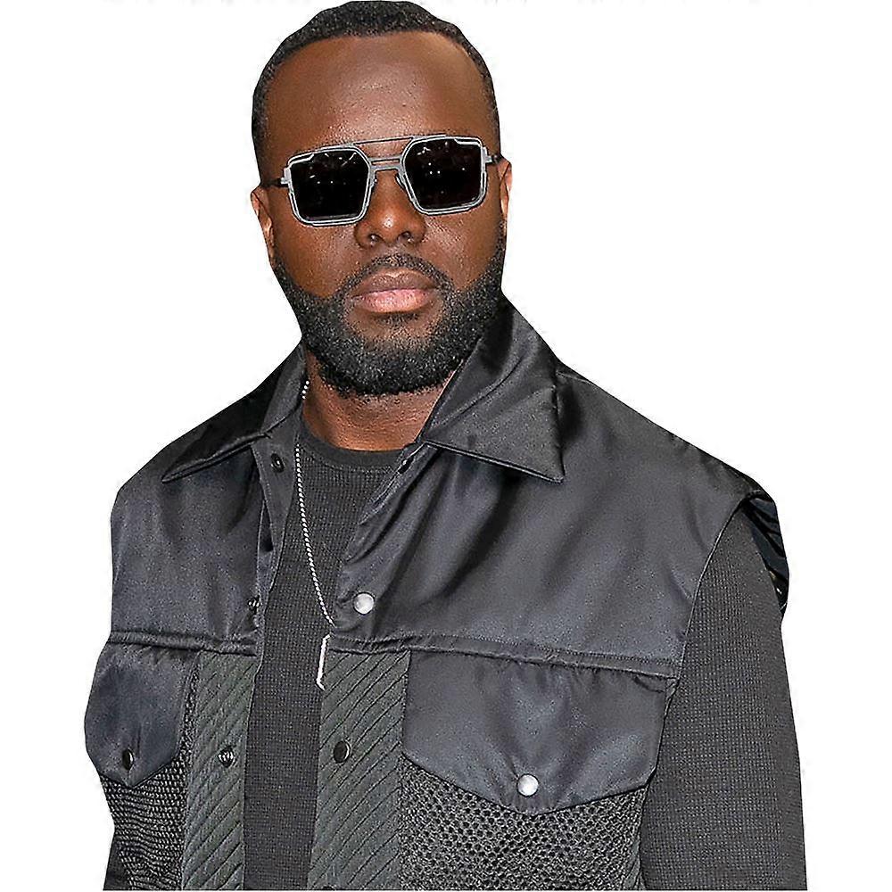 Maître Gims (Black vest) Half Body Buddy Cutout