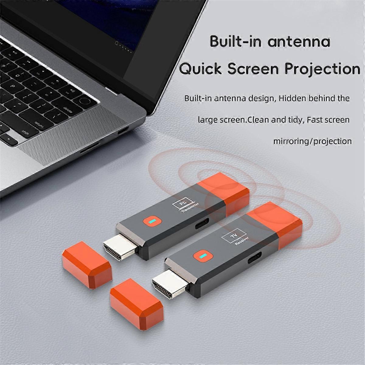HD Wireless Transmitter and Receiver for Camera Laptop PC to TV