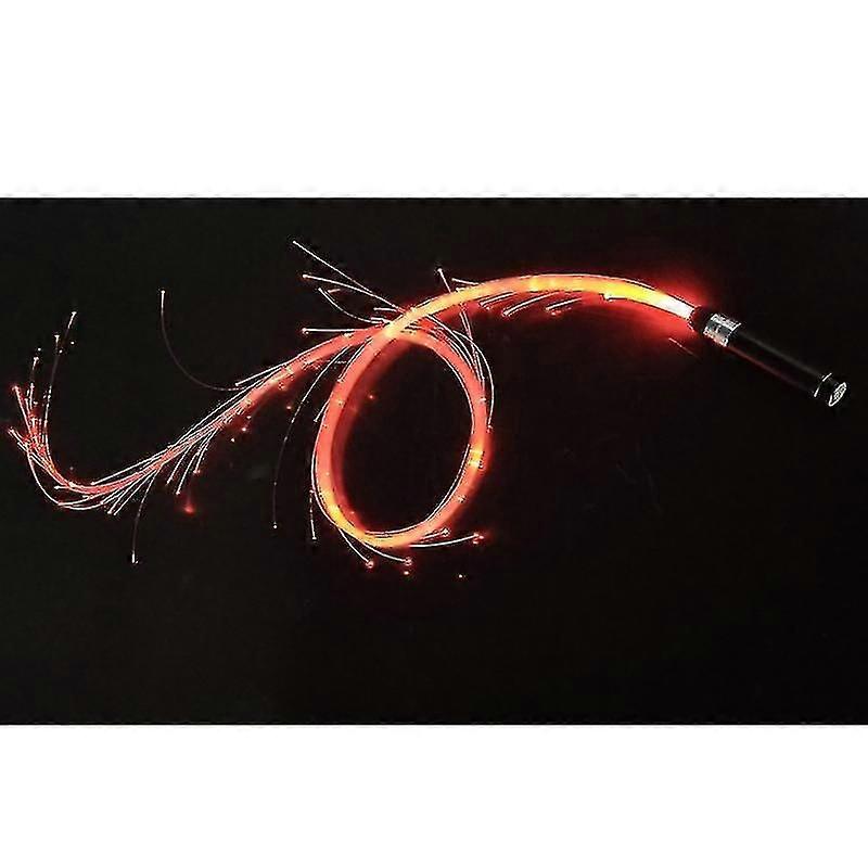 Bunte LED-Tanzblitz-Glasfaser-Peitschenlampen-Requisite