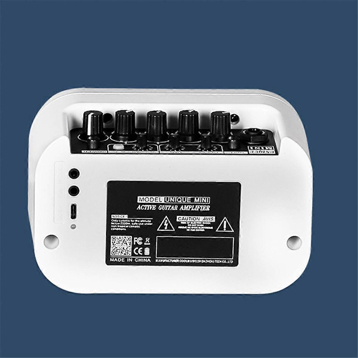 Mini Electric Acoustic Guitar Amplifier Powered Bluetooth Speaker