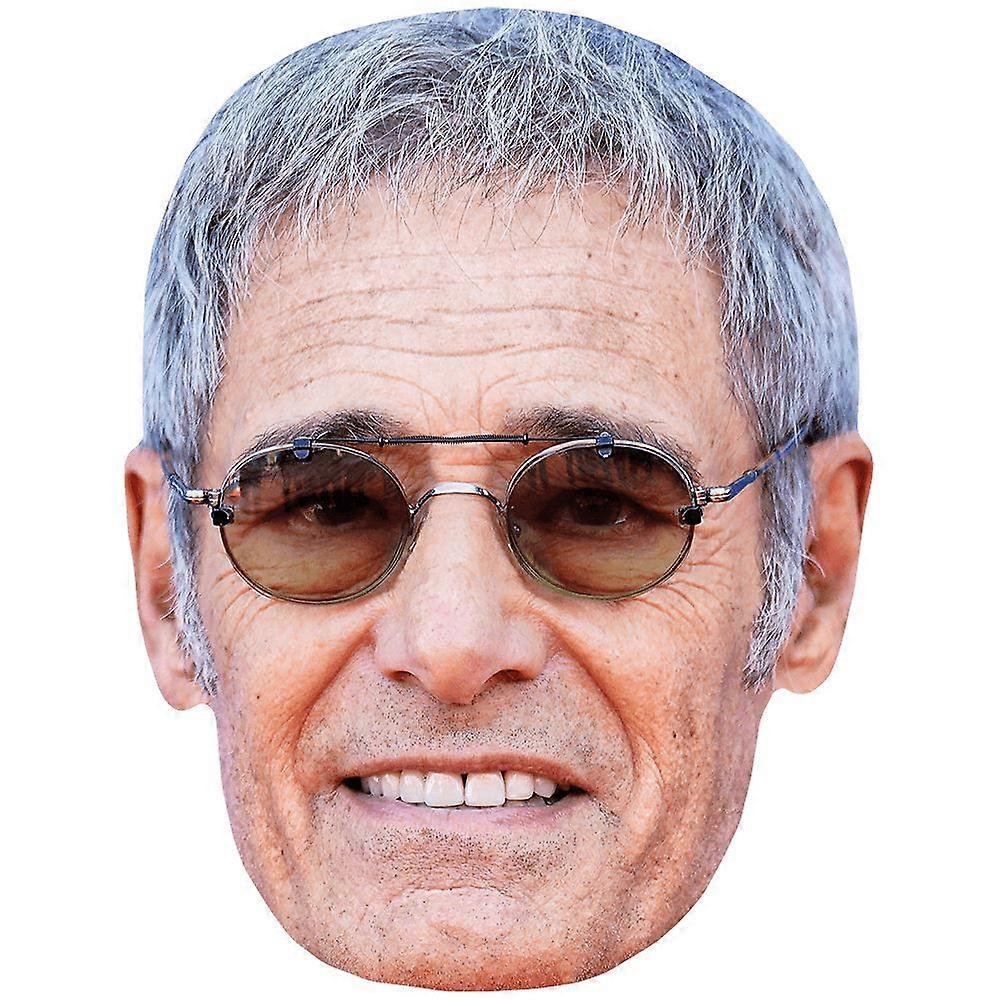 Gérard Lanvin (Smile) Celebrity Mask, Flat Card Face