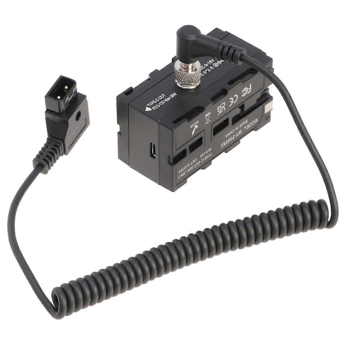 D-TAP Connector to DC 5.5 x 2.5mm Expandable Cable