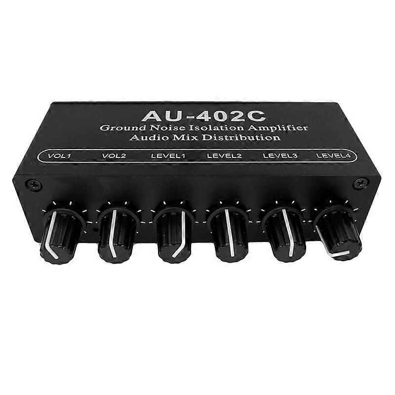 AU-402C Audio Mixed Distributor Signal Selector Switcher Amplifier