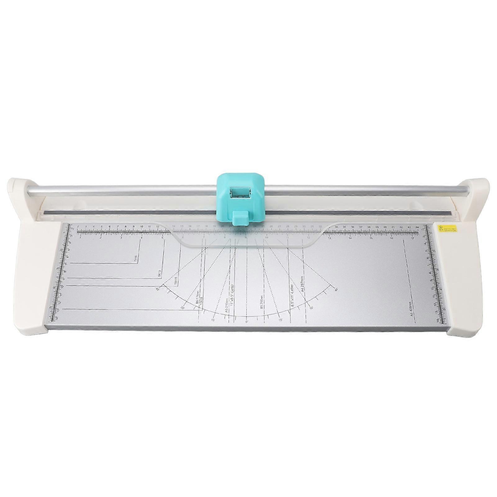 Portable Paper Trimmer 450mm Width 4 in 1 Multifunction Paper Cutter Crafting Paper Cutting Tool with 4 Different Blades