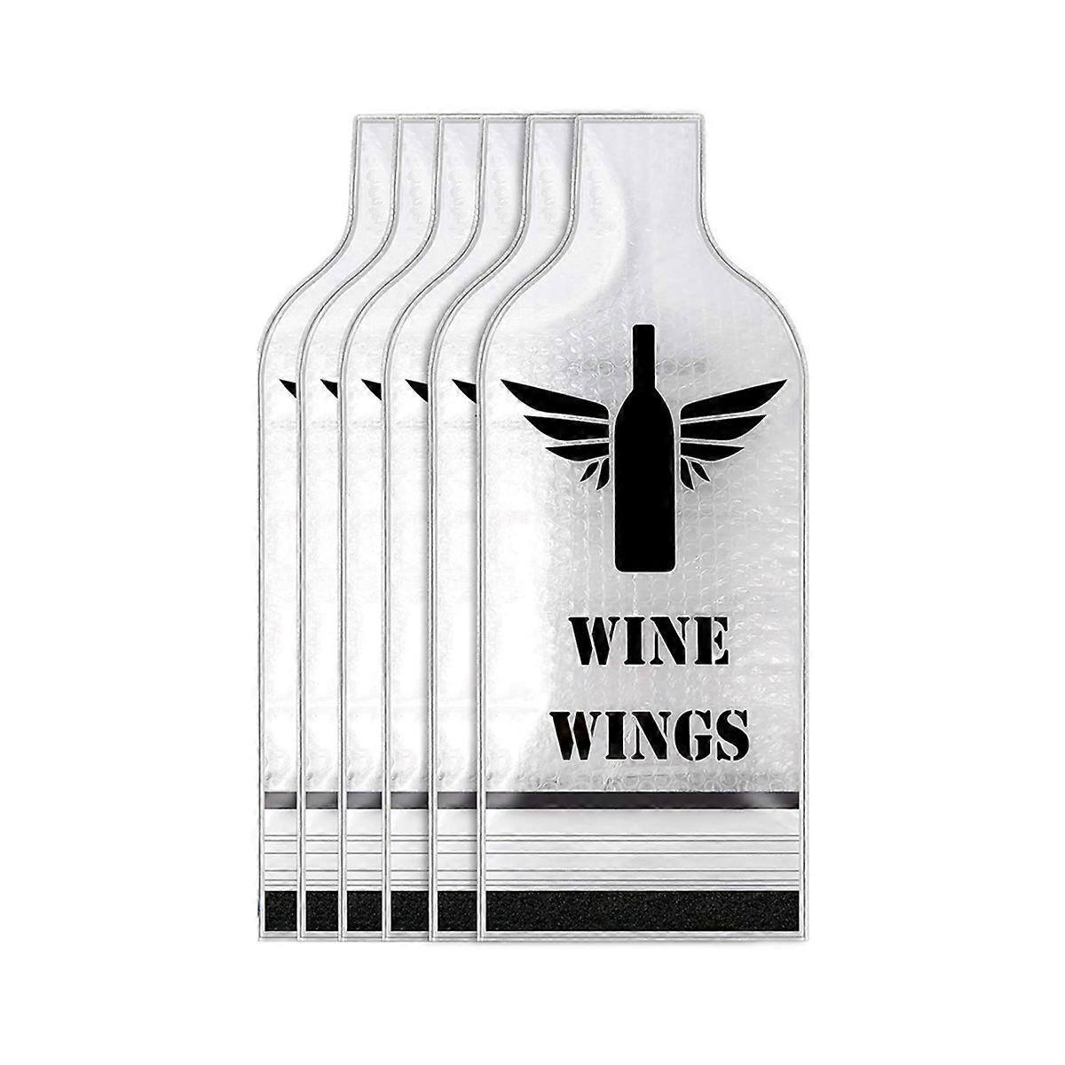 Wine Bags for Travel,6Pack Reusable Wine Bottle Travel Protector Bags