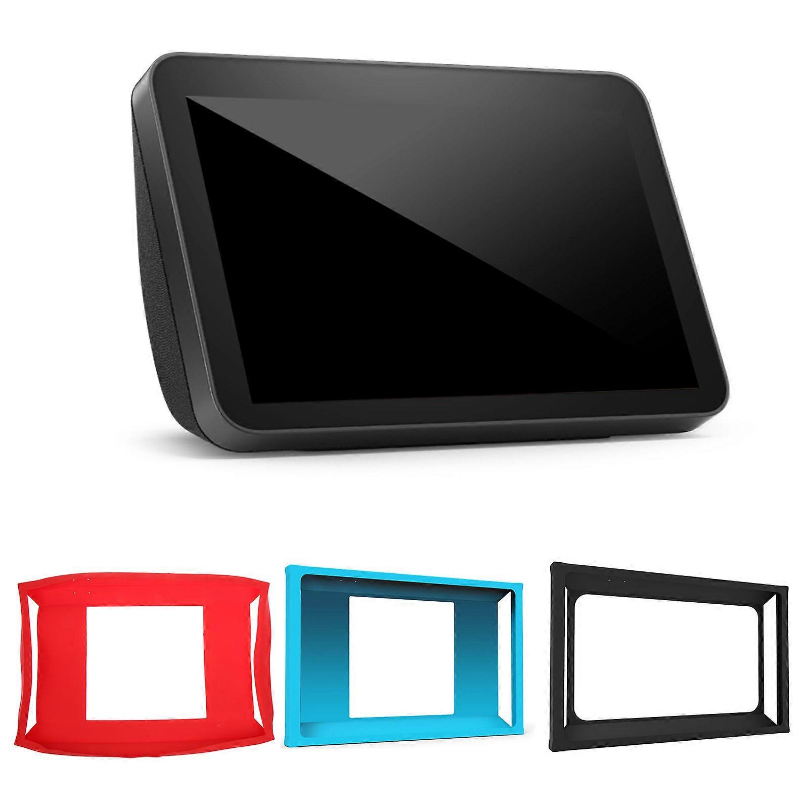 Soft Silicone Protective for Case For Echo Show 15 for Smart Speaker Portable Shockproof Cover Ultrathin Sleeve For Echo  Blue