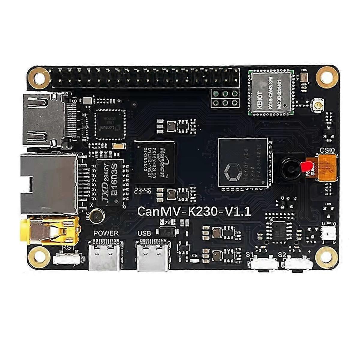 CanMV-K230 Embedded Dual-Core RISC-V CPU AI Development Board Build-in DPU HD Video Input LCD Display Support Linux